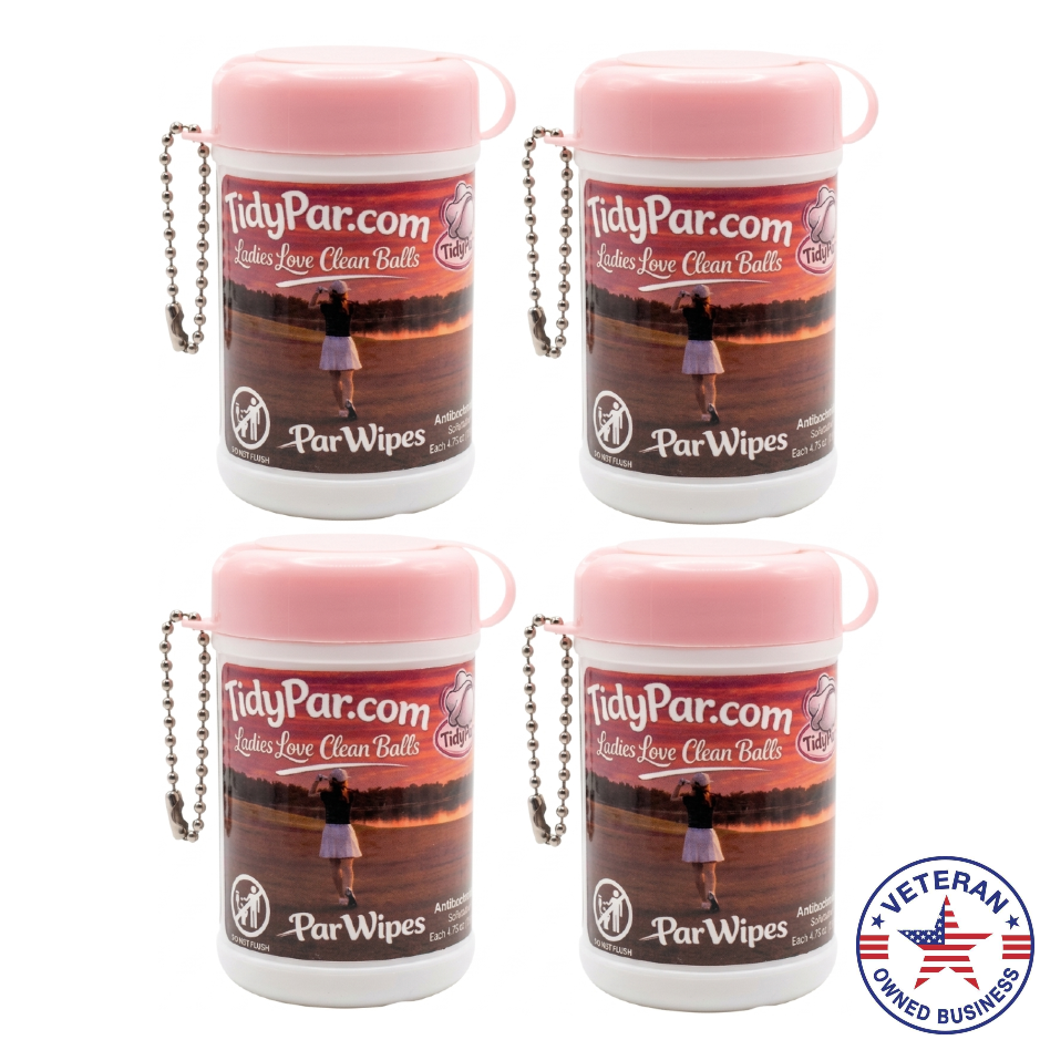 Pink Tees ParWipes 4 Pack